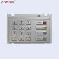 Outdoor Kiosk Wired 3DES Encrypting Keyboard Pinpad