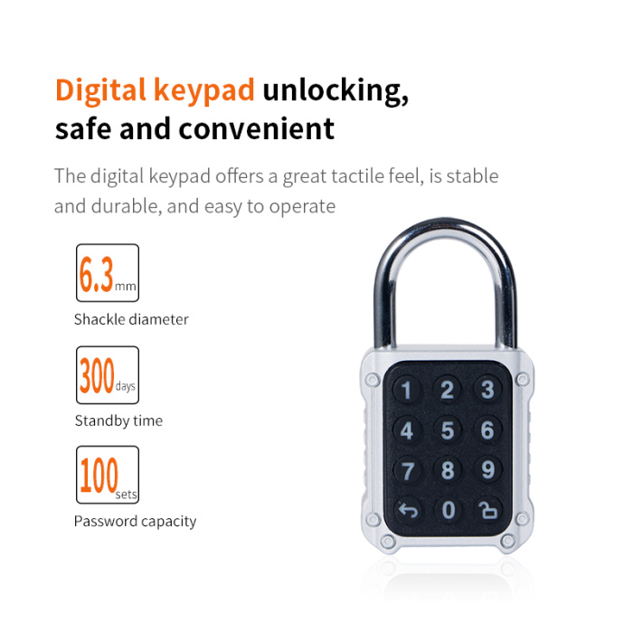 Цифровой замок с паролем премиум-класса и Bluetooth с приложением