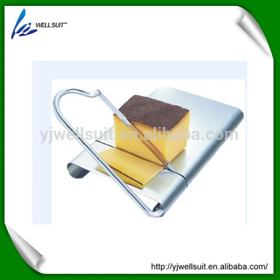 Stainless Steel Cheese Butter Slicer with Replacement Wire Cheese Cutting Board