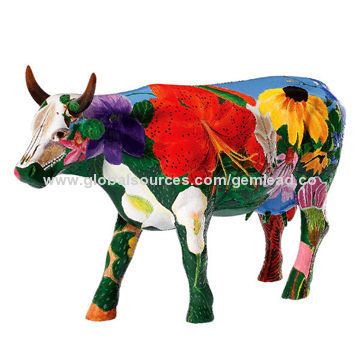 Colorful Polyresin Animal Figurine, Customized Colors and Designs are Welcome