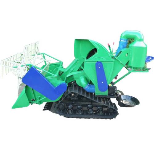 4LZ-0.8 Rice Harvest Cutter Machine In Field