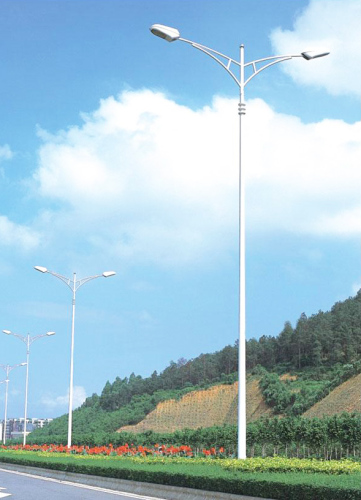 Double Arm Road Light Pole