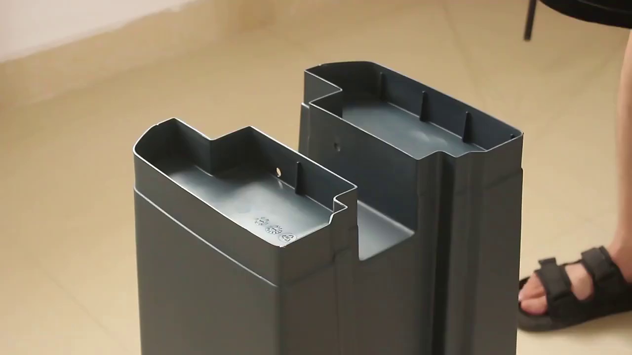 Durable 100L Plastic Trash Can for Kitchen and Commercial Use