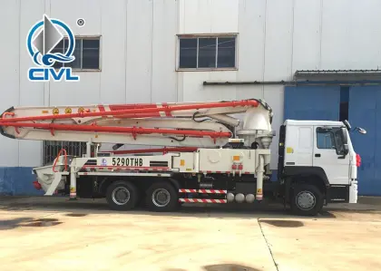 Energy Saving 48m Boom Concrete Pump Truck