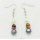 hematite Earring with tigereye