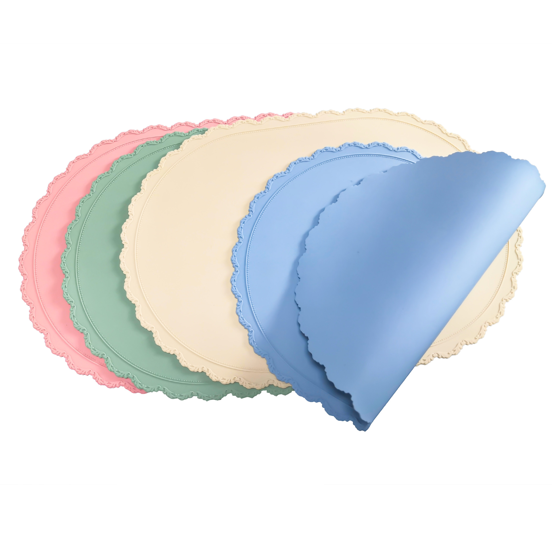 silicone table mat and cup mat set MFZ-I014