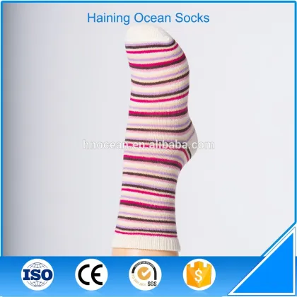 The processing factory cute stripe children kids seamless oem socks