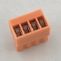 Bloques terminales de ajuste de 3.96 mm a naranja femenina