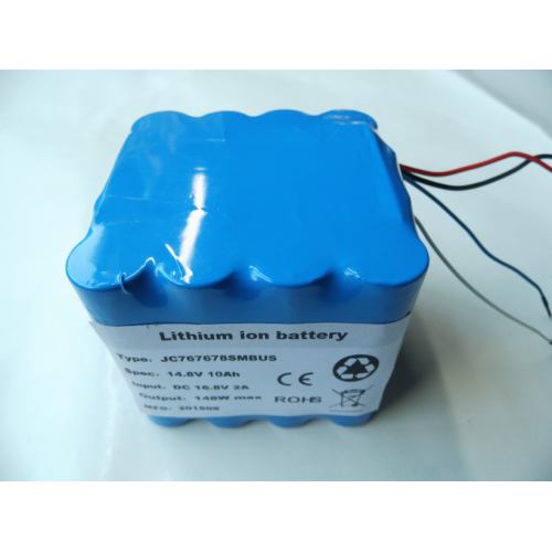 Paquete de batería de litio Li ion 14.8v con smbus