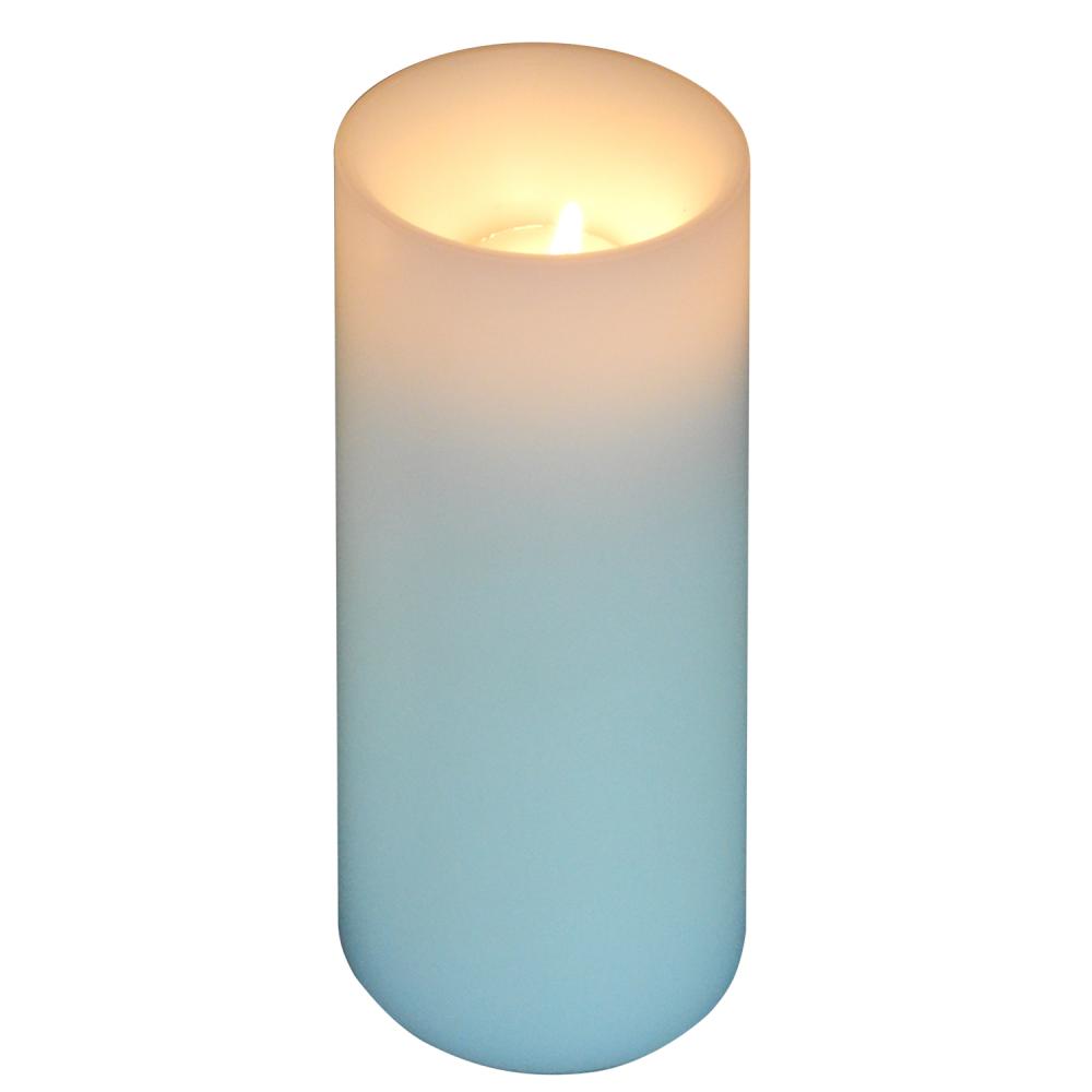 White Resin Pillar Candle Holder