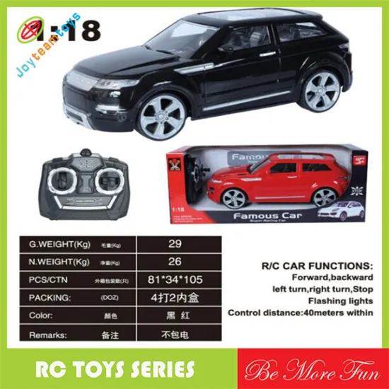 new design 4 channel rc car toys 1:18 children redio control car for slaes