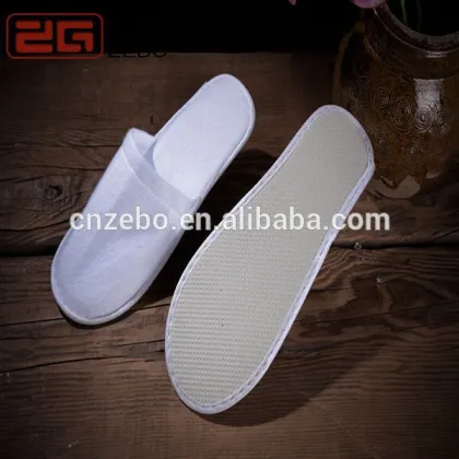 Wholesale Cheap Price Hilton Hotel High Quality Disposable Velvet/Waffle/Terry Slippers