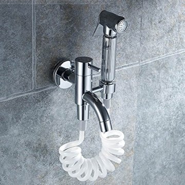 Antique PVC flexible chromed leak-proof shattaf shower hose