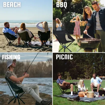 Best L-Size Outdoor Furniture: Lightweight, Portable, Quick Open Cliq Chair - Perfect for Camping and Beach Chairs