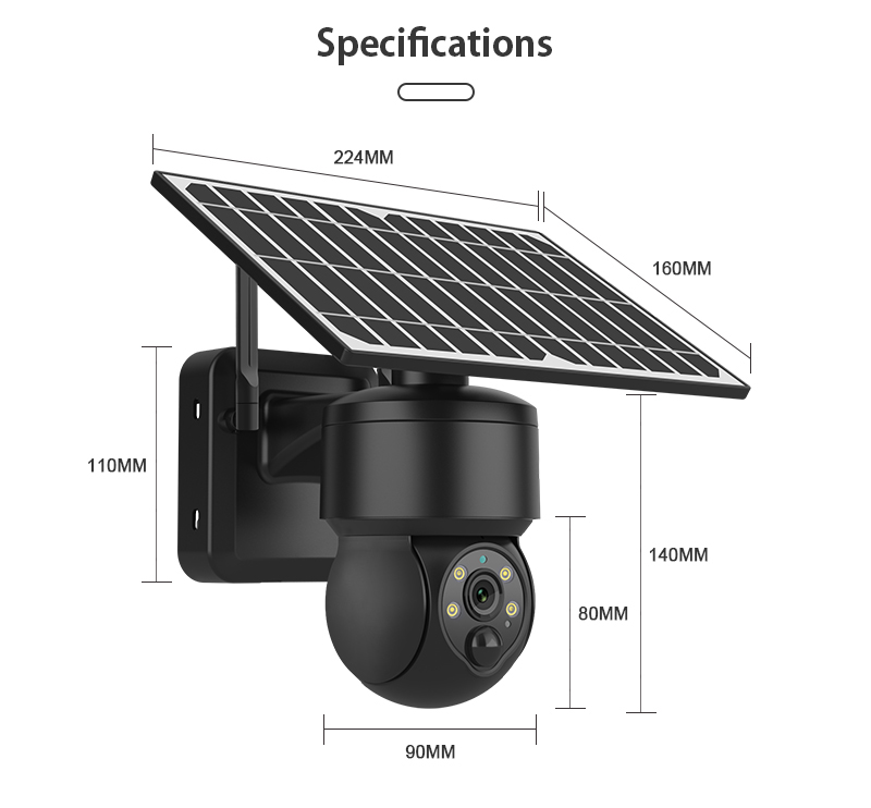 solar Camera PTZ 4G Outdoor