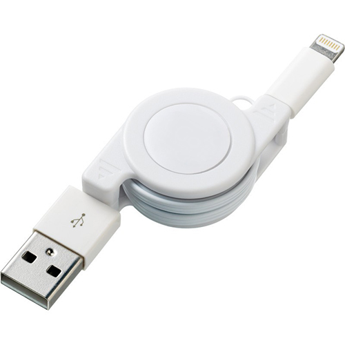 Retractable 8 Ping Lightning Plug to USB a Plug