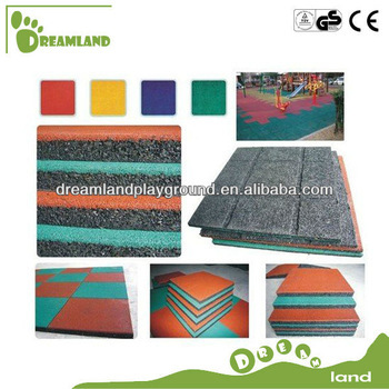 Dreamland rubber carpet for outdoor playground                        
                                                Quality Assured