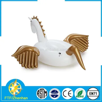 2016 factory hot sell water floating inflatable pegasus toy inflatable pegasus float with good price