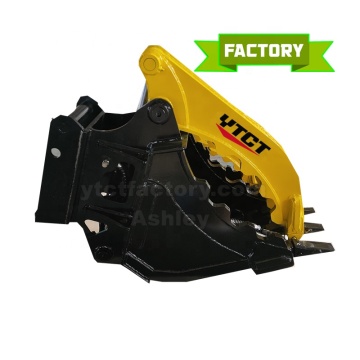 YTCT Yantai Factory Excavator Hydraulic Thumb Bucket Excavator Clamp Bucket