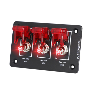 Wholesale For Cars Trucks Boats Atv Utv Suv Board 3 Gang Rocker Switch Panel