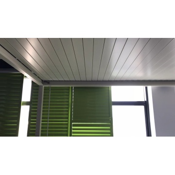 Kontrola ręczna aluminiowa pergola