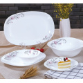 White Jade Glass Tableware Gift Sets