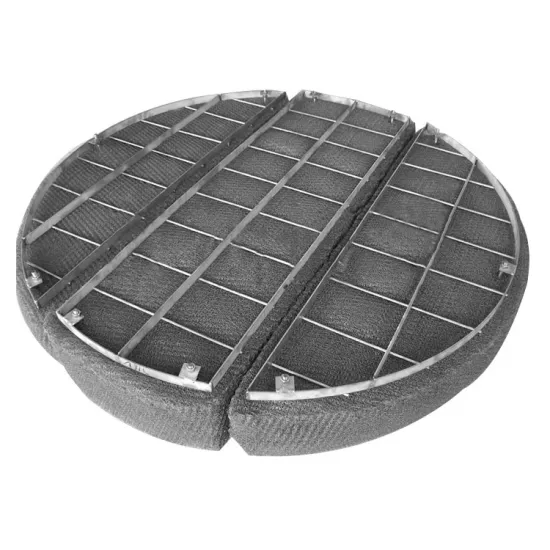 Customized 304 316 316L Stainless Steel Demister Filtration Mesh Pads