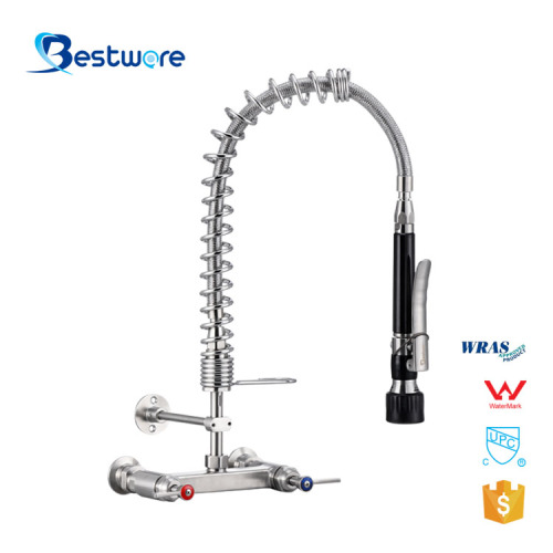 Wall Mounted Kitchen Faucet Wall Mount Kitchen Faucet With Sprayer Manufactory
