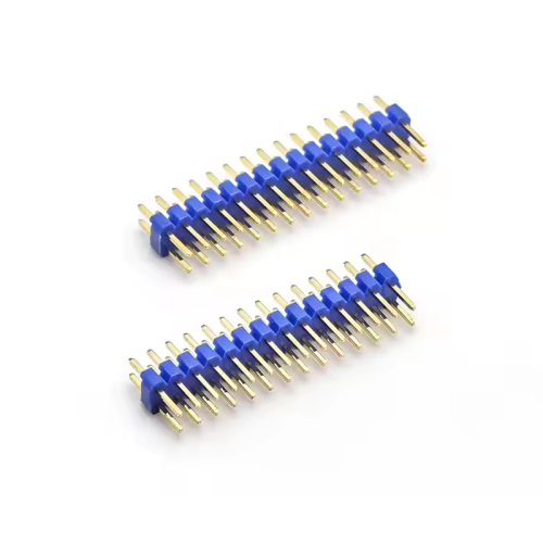 Encabezado de lanzamiento de 2.0 mm doble fila azul recto