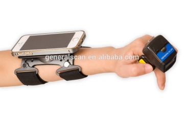 Generalscan AB 2000 Wearable bluetooth Barcode scanner for Android&iOS smartphone, hand free armband bar code scanning