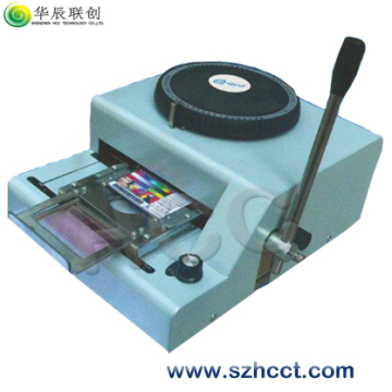 on Sale Plastic PVC Card Embossing Machine for Membership/Loyalty/Healthcare/Banking etc