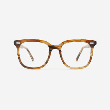 Square Hard edges Acetate Unisex Optical Frames