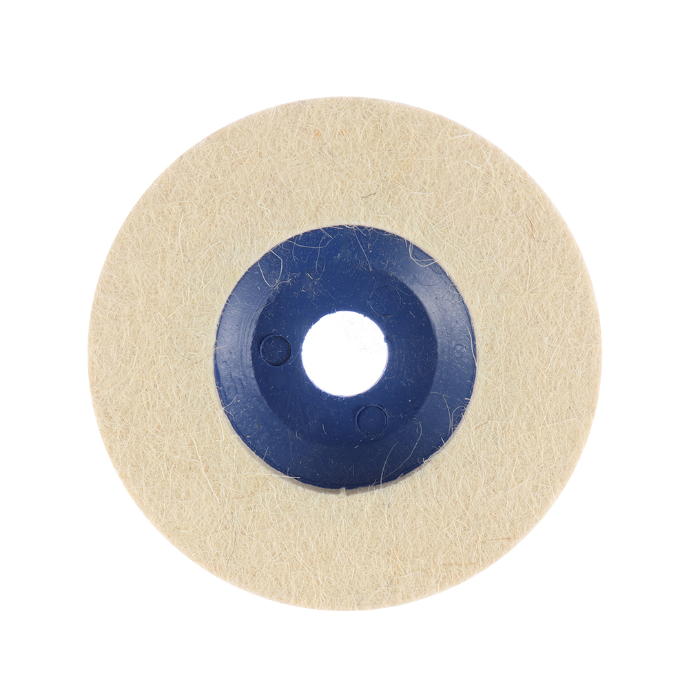 1PC 4 Inch 100mm Wool Polishing Wheel Buffing Pads Angle Grinder Wheel Felt Polishing Disc for Metal Marble Glass Ceramics