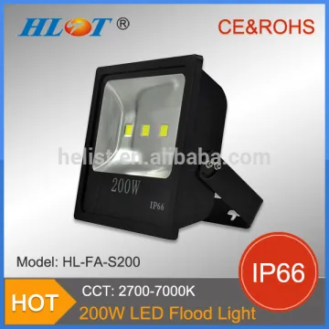 Football basketball court lighting ip66 cob led flood light 200 watt