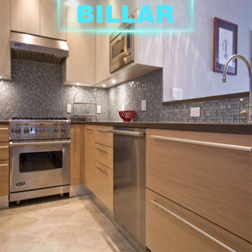 china professional prefab wood veneer kitchen cabinet