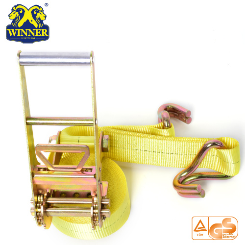 Polyester Rachet Cargo Lashing Strap Truck Ratchet Tie Down