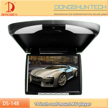 14 inch Game funtion DVD player full hd car roof monitor