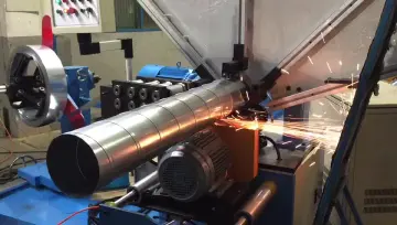 SBTF-1500 Spiral tubeformer machine / Spiral Tubeforming Machine / Duct Zipper Machine For Sale