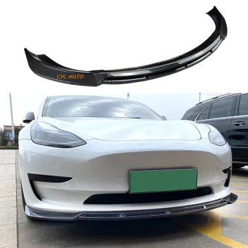 Maxton Style Splitter ABS Front Lip Accessory Kit for Tesla Model 3