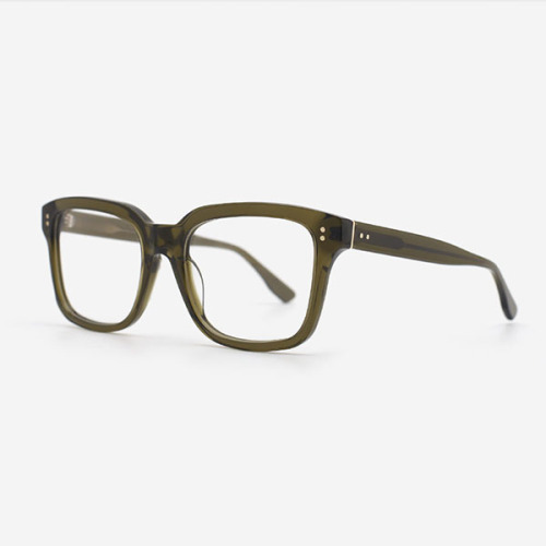 Square Full-rim Acetate Unisex Optical Frames 23A3158