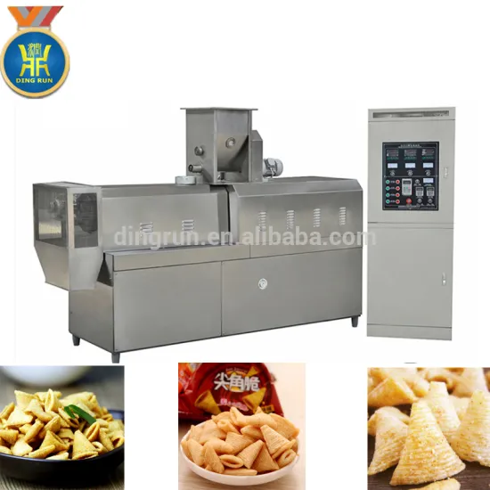 Bugles cassava chips production making machine extruder
