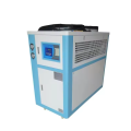 Air cooled chiller for injection machine cooling