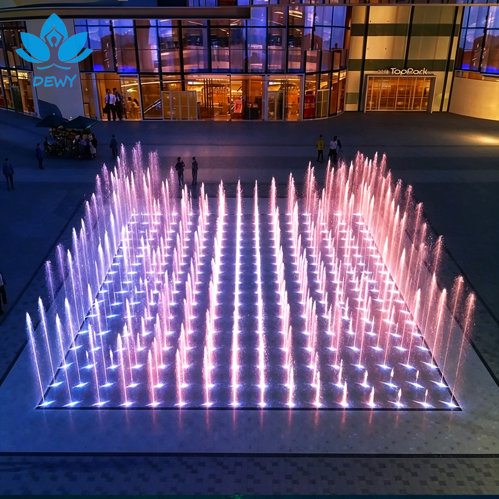 dry dancing fountain