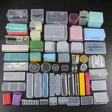 cube rectangular Small plastic boxes clear plastic candy packaging package box Custom Card Holder