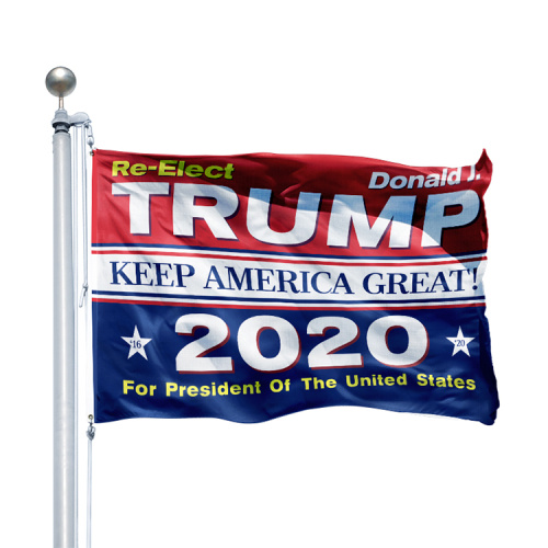 Retail Advertising Equipment Donald Trump Stick Flag
