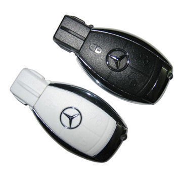 Car Key Shaped USB Flash Drives with 1 to 32GB Storage and Preloading/Bootable Functions