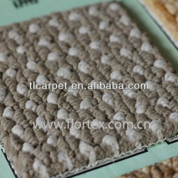 Machine Tufted White Berber Carpet A8313