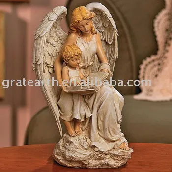 Guardian christmas angel / angel craft  With Child And Book