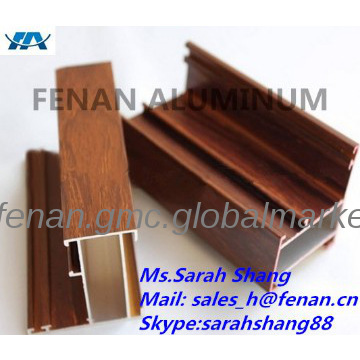 Aluminium Profile Wood Color