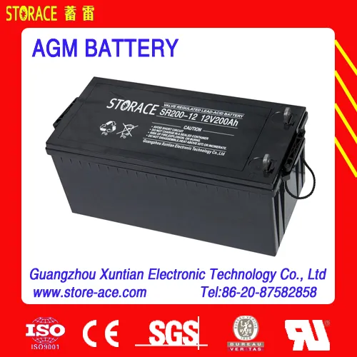 12v 200ah High capacity agm Batteries